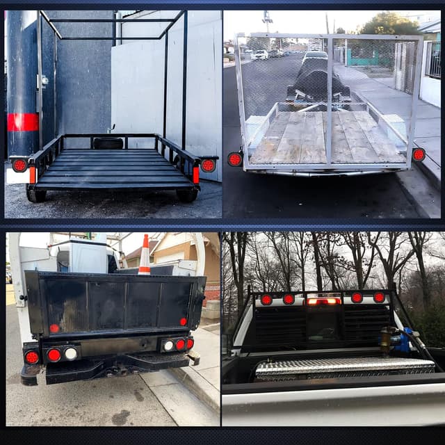 Thumbnail 5 de Nilight 4Inch Round Trailer Tail Light 12LED