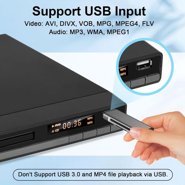 Thumbnail 5 de JOVELL DVD-168 22,6 cm Kompaktplayer đ