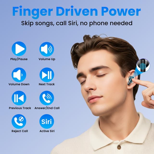 Thumbnail 6 de Haqquio Wireless Earbuds 48H Bluetooth Earbuds