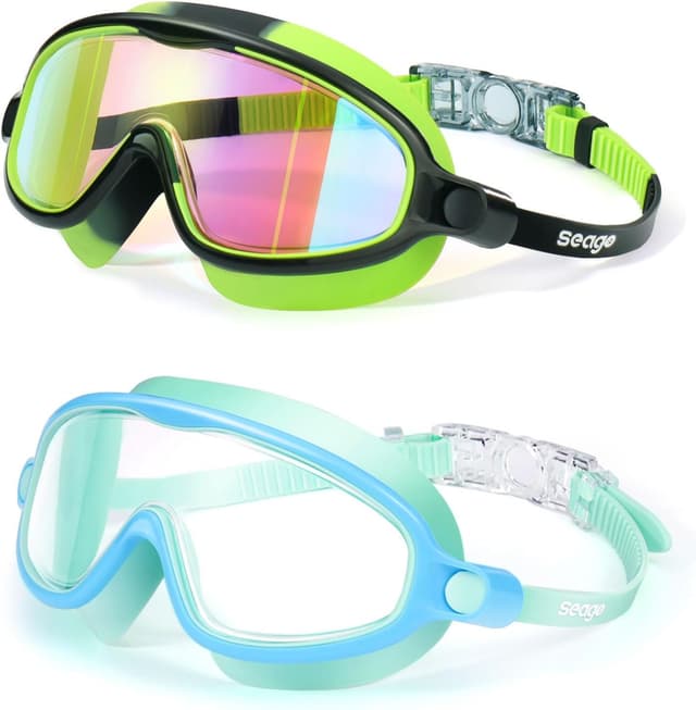 Imagen de Seago Swim Goggles 2 Pack Kids 3-14 🏊 en OfertitasTOP