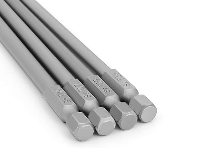 Detalle 2 de 8-teiliger Torx-Langbit-Satz (1/4") magnetisch – Sternkopf-Bits, 150 mm, T8 bis T40