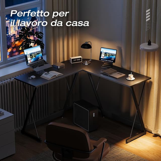 Detalle de ODK Scrivania Gaming angolare 120x120 cm