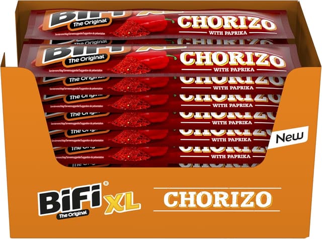 Thumbnail 2 de BiFi Chorizo XL Sticks 🌭 Pack de 20, Aperitivos con Pimentón y Ajo