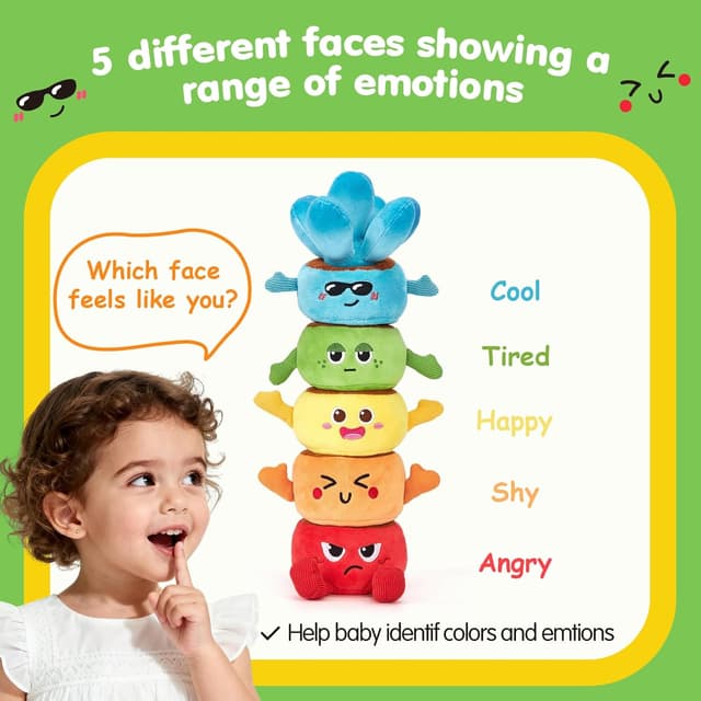 Detalle 2 de hahaland Baby Sensory Toys 6-12 Months Montessori Toys