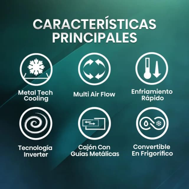 Detalle 2 de Hisense Puerta Francesa 485L frigorífico