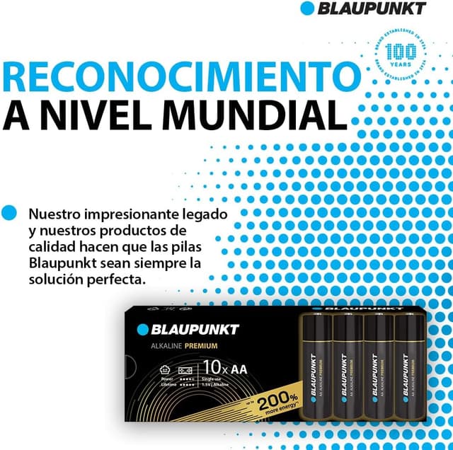 Thumbnail 4 de BLAUPUNKT AA Pilas alcalinas Premium 10 pack