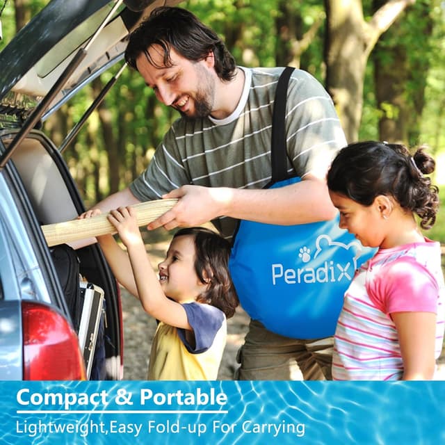 Detalle de Peradix Splash Pool 4-in-1 Baby Beach Tent with UV Canopy & Mosquito Net