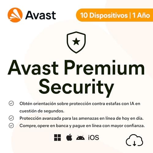 Imagen de Avast Premium Security 2026 1 año para 10 dispositivos en OfertitasTOP