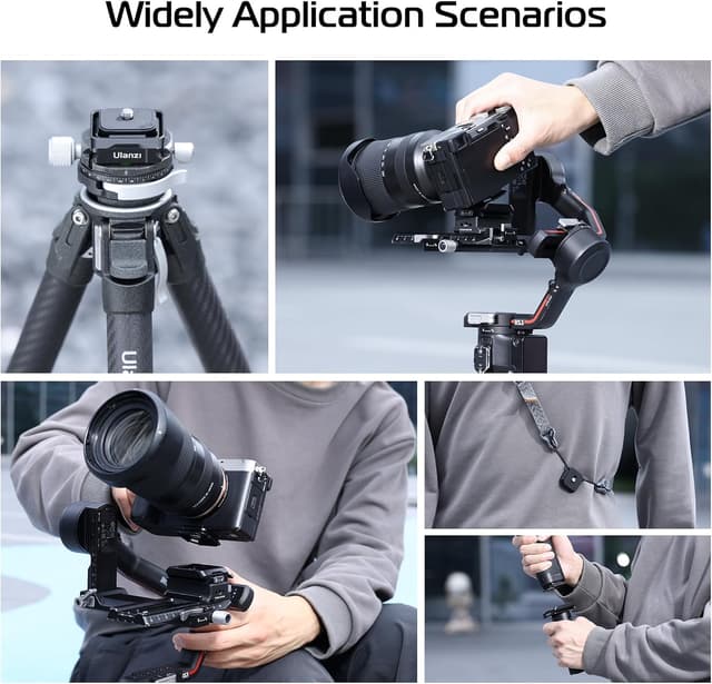 Detalle 2 de ULANZI Uka Quick Release Plate 20 kg