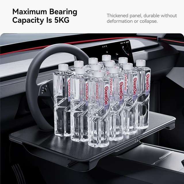 Thumbnail 6 de YONZEE 2-in-1 Car Steering Wheel Desk Tray — Organizer