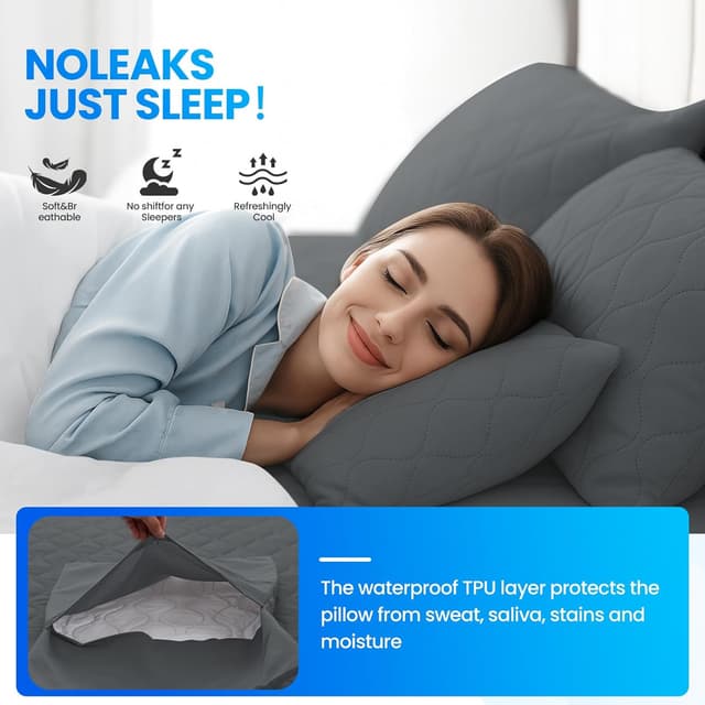 Detalle de Ystyle Taie imperméable 50x80 cm