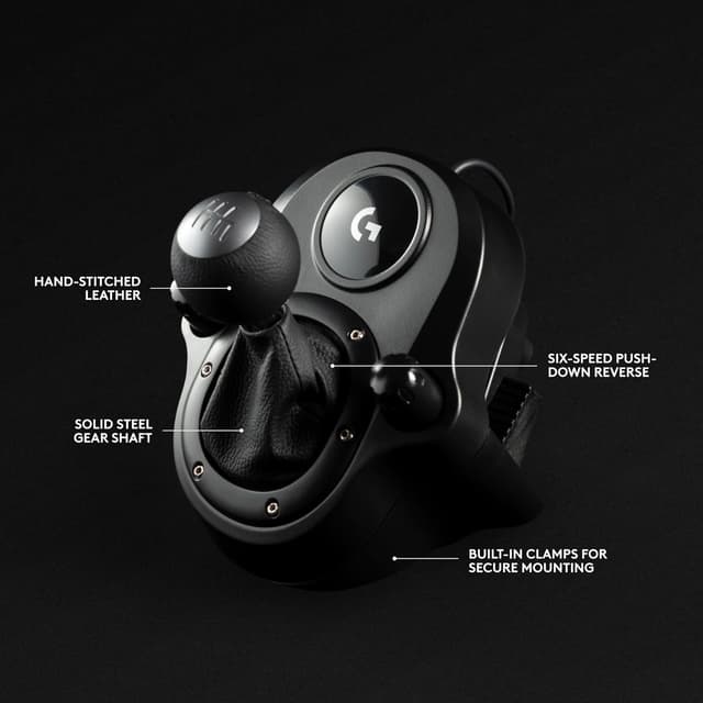 Thumbnail 6 de Logitech G923 Racing Wheel and Pedals with TRUEFORCE + Driving Force Shifter (Real Leather) for PS5, PS4, PC and Mac