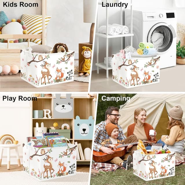 Thumbnail 6 de Kinder Wäschekorb Fuchs 40x30x30 cm