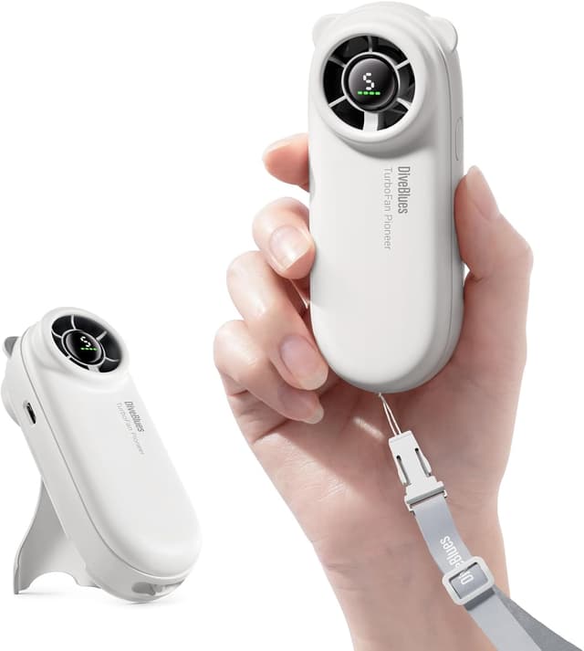 Detalle de Diveblues TurboBear handheld turbo fan 2000 mAh