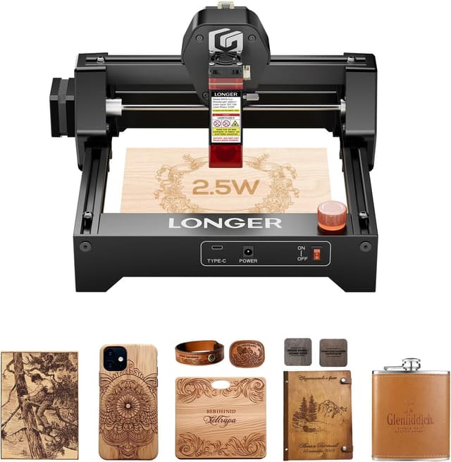 Imagen de LONGER RAY5 Mini grabador láser 2,5 W en OfertitasTOP