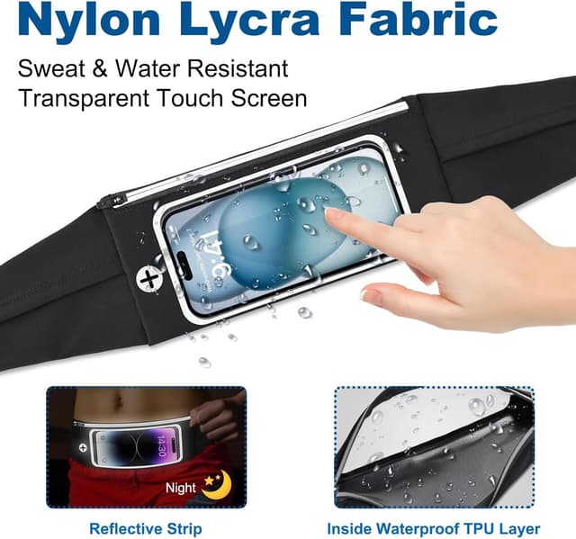 Detalle 2 de Running Belt Phone Holder for Slim Waist Pack