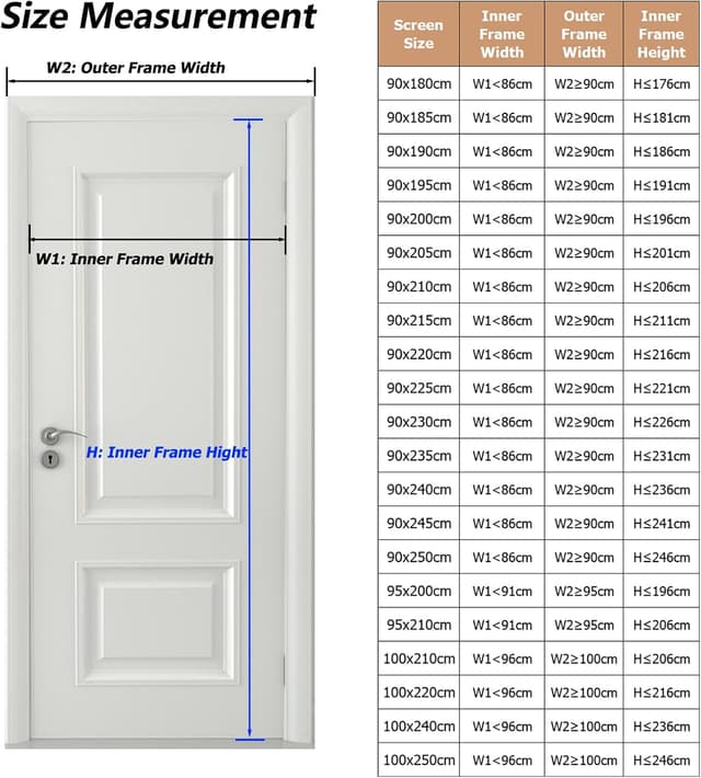 Thumbnail 4 de Zanzariera magnetica per porta 90x240 cm