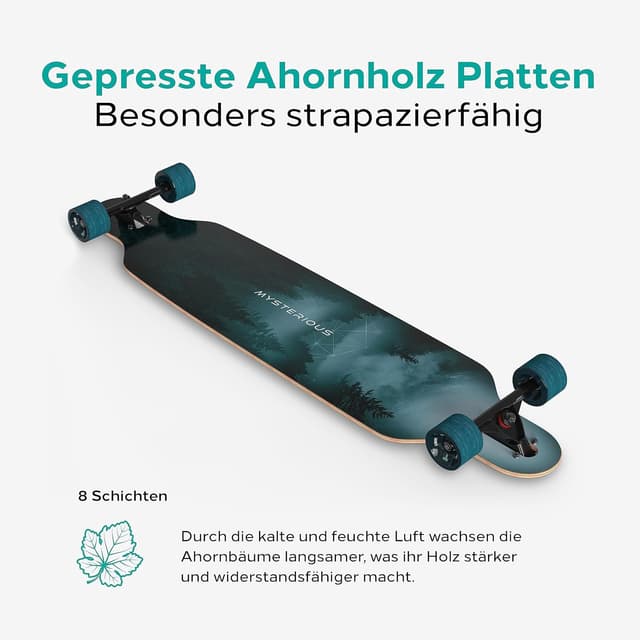 Detalle de Sporterra Longboard Sommer-Angebot für Erwachsene und Jugendliche – inkl. Zubehör & Schritt-für-Schritt-Anleitung