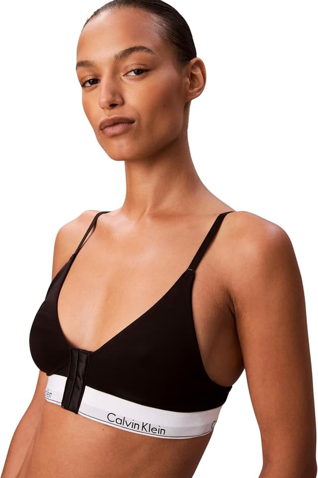 Detalle de Calvin Klein Women’s Lightly Lined Plunge Triangle Bralette