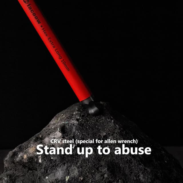 Thumbnail 4 de Facoow 13-teiliges Inbusschlüssel-Set metrisch (voller Größe) mit Kugelkopf und extra langem Arm