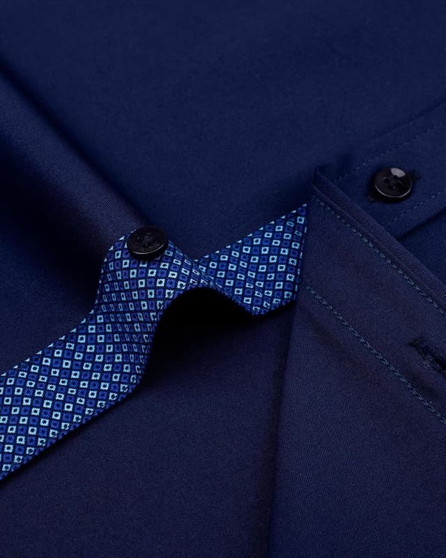 Detalle de J.VER Herren Kurzarmhemd Regular Fit mit Tasche – bügelleichtes Freizeithemd mit Stretch