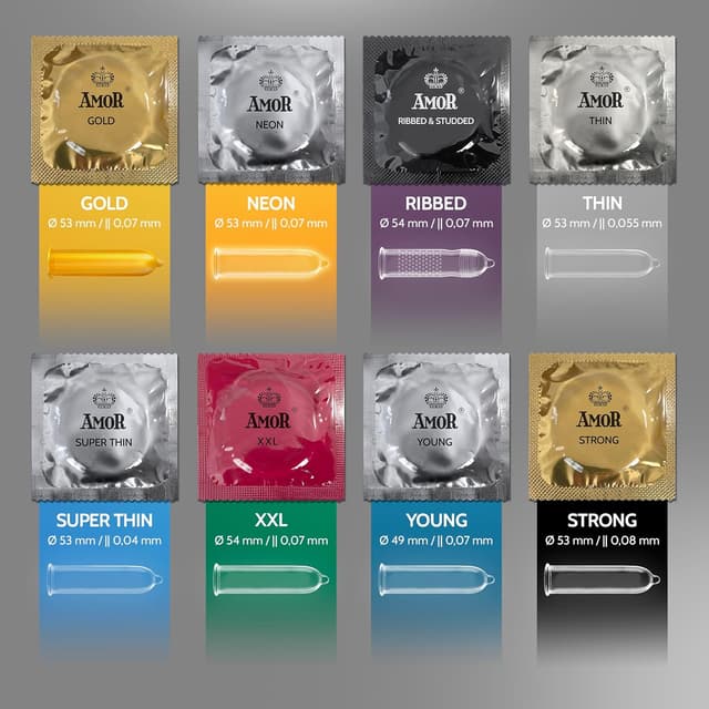 Thumbnail 4 de AMOR Premium Thin 0,055 mm Ø53 - Lot 100