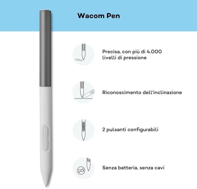 Thumbnail 4 de Wacom One M 4K Tavoletta con penna EMR