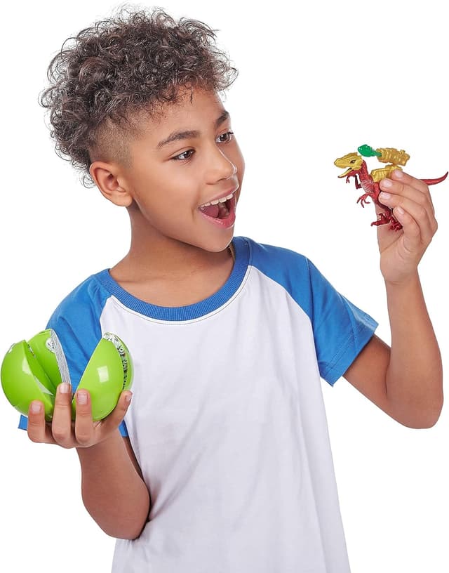 Detalle de 5 Surprise Dino Strike Glow-in-the-Dark Dinoüberraschungskapseln im 2er-Pack (ZURU)