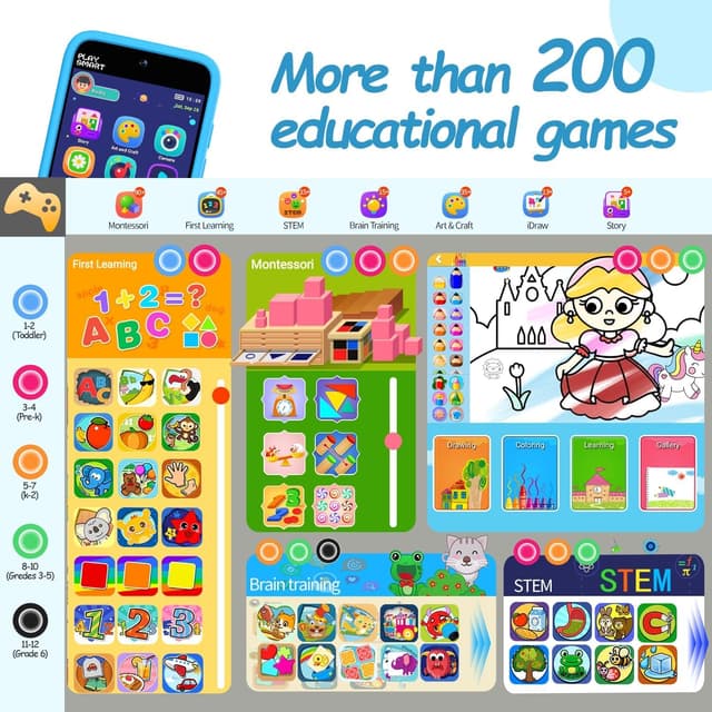 Thumbnail 1 de MOMILLA Kids Smart Phone 3.97" touchscreen