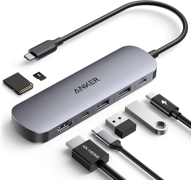 Detalle de Anker 7-in-1 USB-C Hub 85W