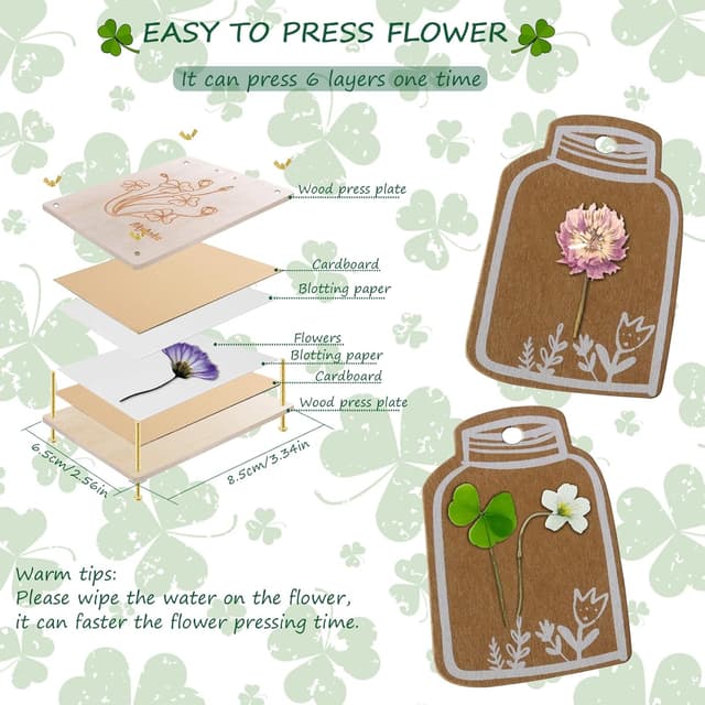 Thumbnail 2 de Rhykoka Pocket Flower Press 6-layer portable press