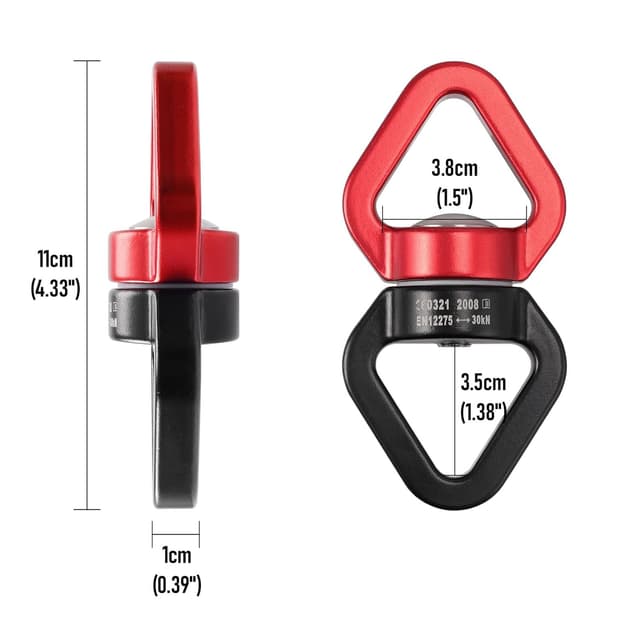 Detalle de Connecteur pivotant 30 kN pour suspensions