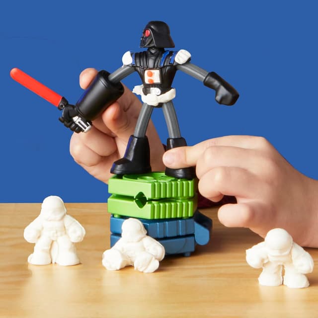 Thumbnail 6 de Play-Doh Star Wars Galaktische Knet-Abenteuer Action-Figurenset (10 cm) – Squish & Slice Lightsabers