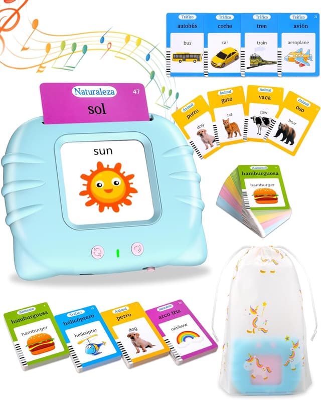 Imagen de Juguetes Montessori 2 años tarjetas parlantes en OfertitasTOP