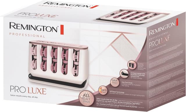 Detalle de Remington Bigoudis chauffants PROluxe H9100 – coffret 20 rouleaux (25 mm & 32 mm) OptiHeat