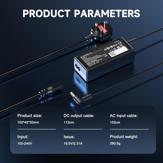 Thumbnail 2 de HP EliteBook 840 850 45W Charger