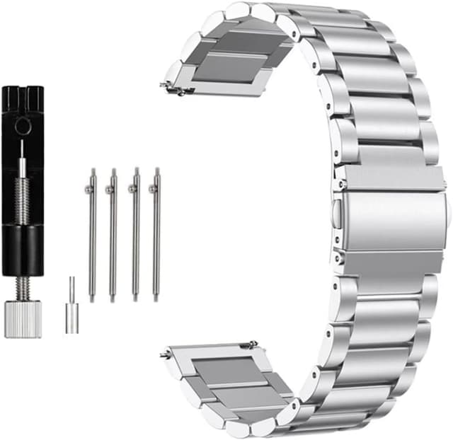 Detalle de Stainless steel watch strap 18, 20 or 22mm