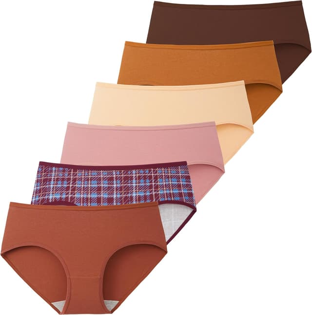 Thumbnail 6 de INNERSY Unterhosen Damen Baumwolle Hipster 6er Pack