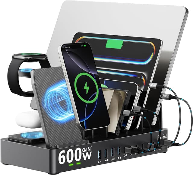 Detalle de 600W 15-in-1 Wireless Charging Station for Apple