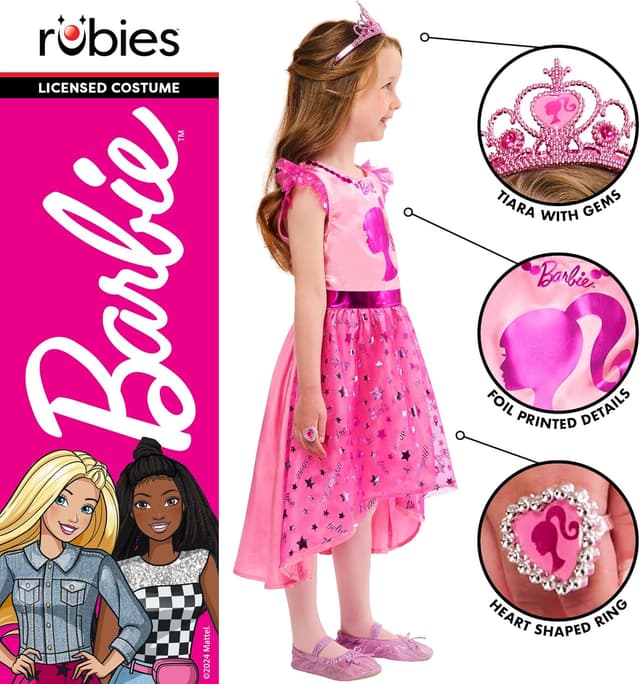 Thumbnail 2 de Rubies Costume Barbie taglia 4-6 anni