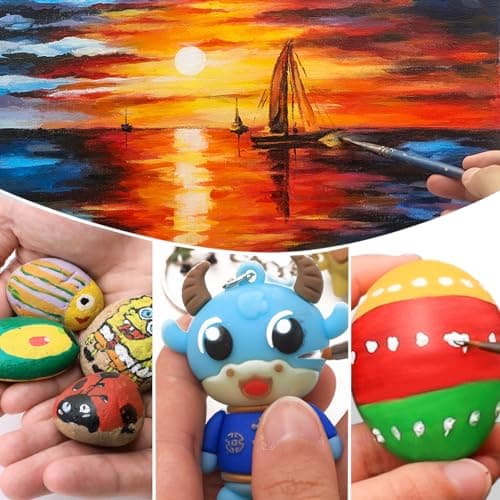 Thumbnail 5 de Artecho Set de Pinturas Acrílicas 24x59ml y Pinceles 🎨