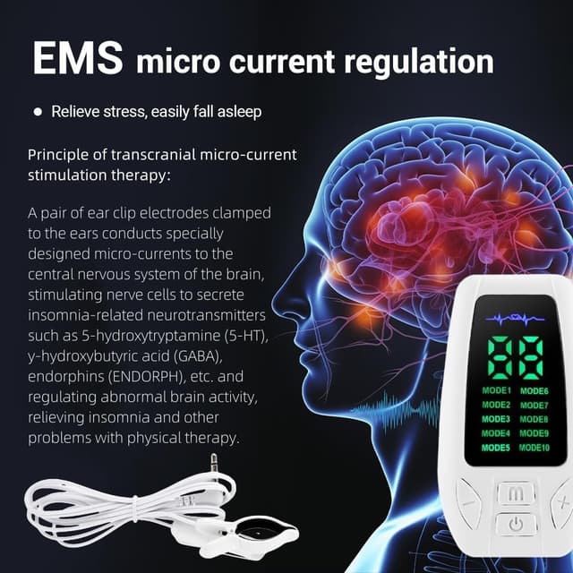 Thumbnail 6 de Dispositivo de ayuda para dormir con microcorriente 30 niveles