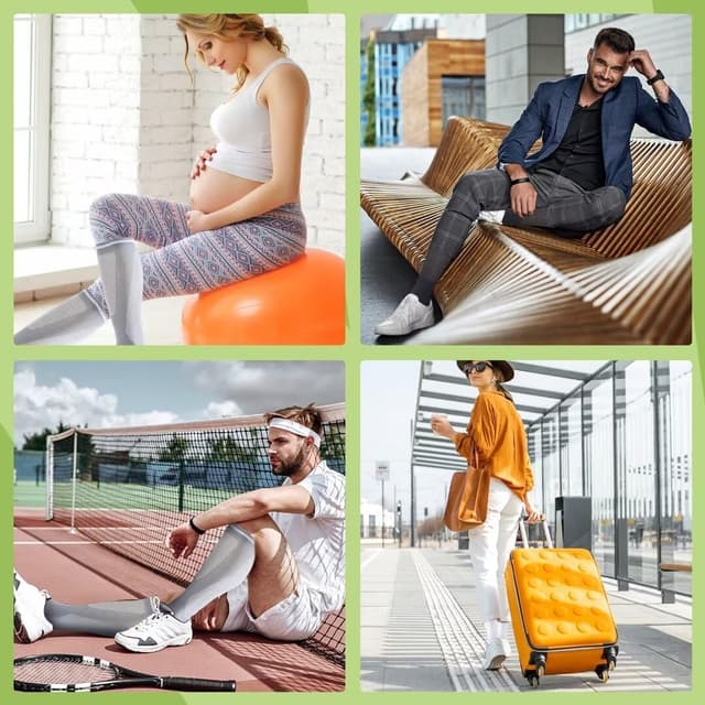 Detalle 1 de Niorasen Compression Socks 20-30mmHg 3 Pairs