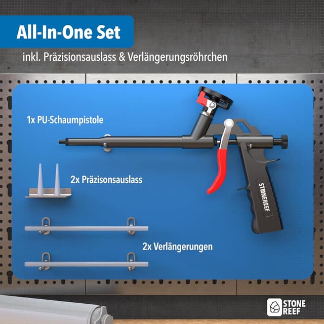 Detalle de PU Schaumpistole mit Teflonbeschichtung