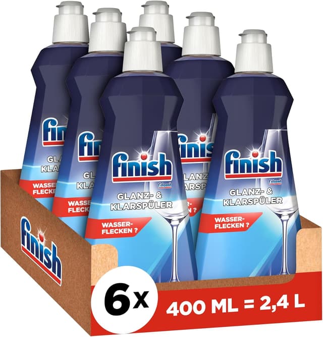 Imagen de Finish Glanz- und Klarspüler 6 x 400 ml en OfertitasTOP