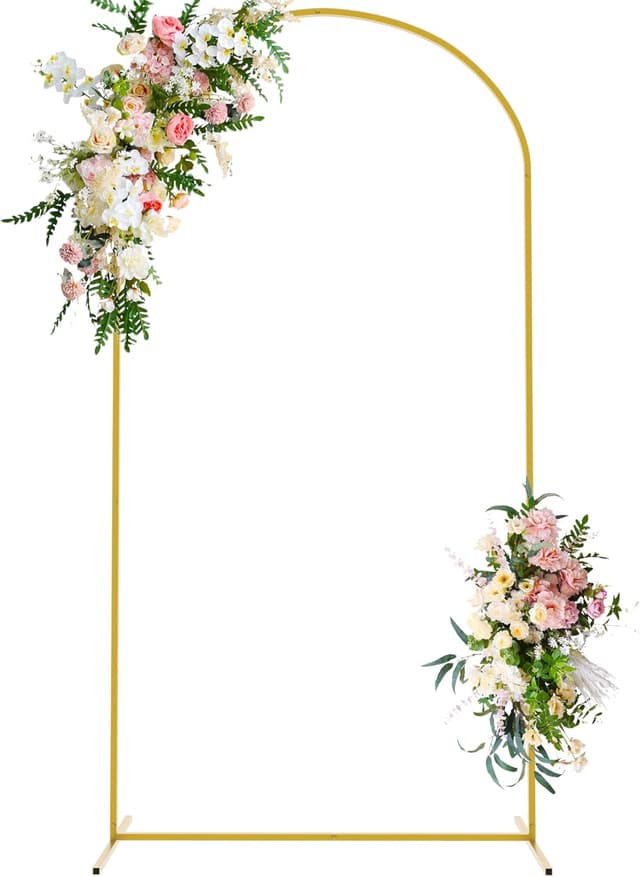 Detalle de Wokceer 7.2 FT Wedding Arch Backdrop Stand 🪄
