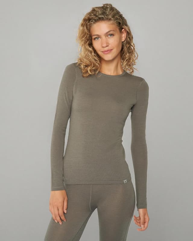 Thumbnail 6 de DANISH ENDURANCE haut thermique femme en laine mérinos (mélange 80/20) – couche de base d’hiver