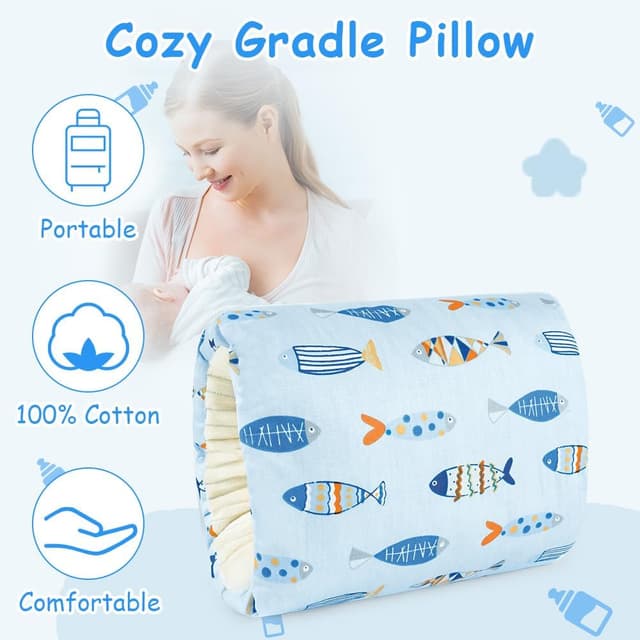 Detalle de Aolso Almohada de lactancia pequeña Pez