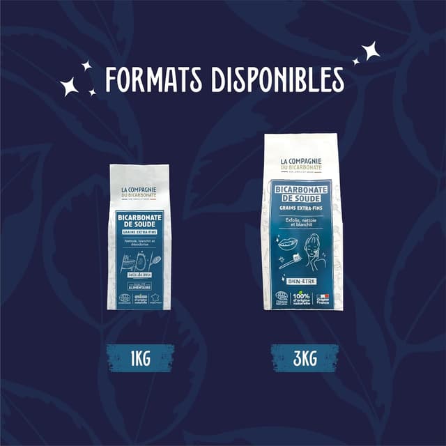 Thumbnail 3 de Bicarbonate de soude 3 kg sachet kraft đź§˝