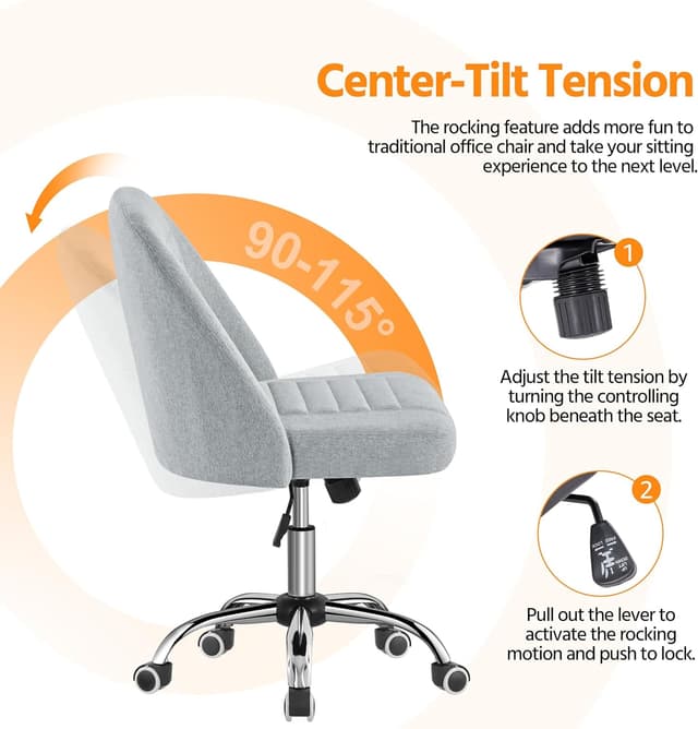 Thumbnail 4 de Yaheetech Sedia Ufficio Ergonomica 136 kg